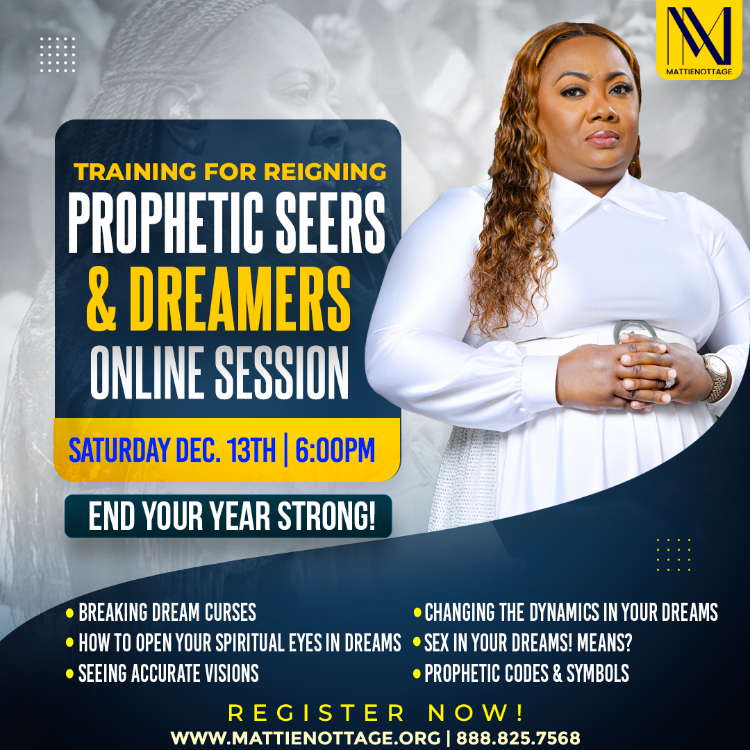 TRAINING FOR REIGNING PROPHETIC SEERS & DREAMERS ONLINE SEMINAR