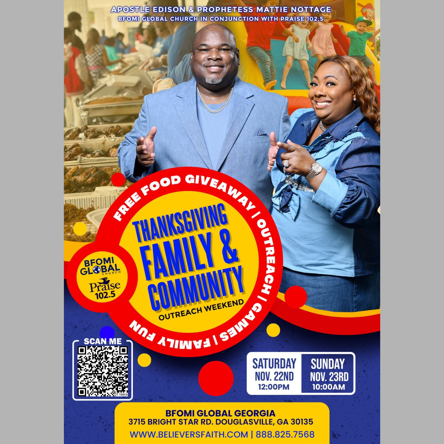 Thanksgiving Family & Community Outreach Weekend