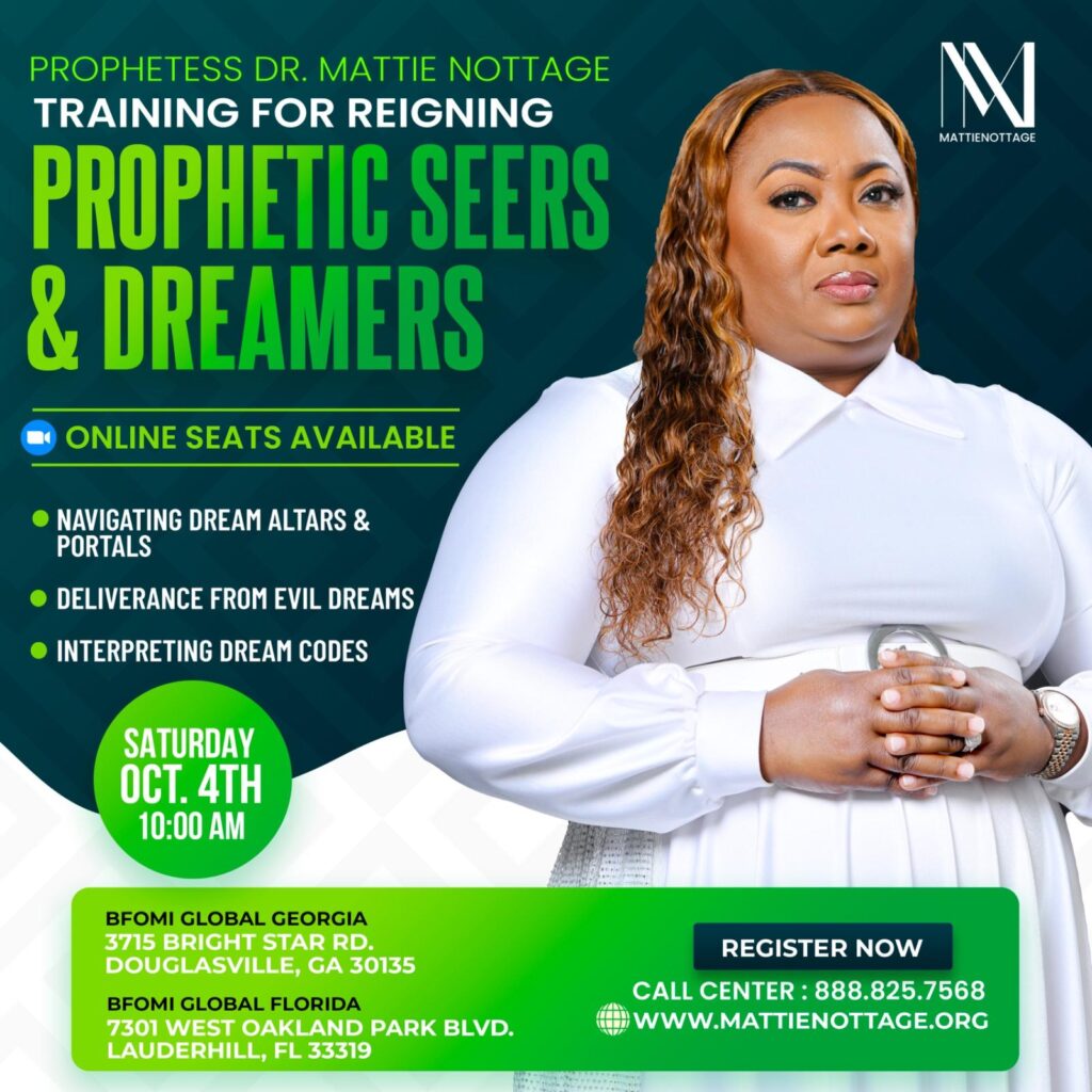 TRAINING FOR REIGNING - PROPHETIC SEERS & DREAMERS