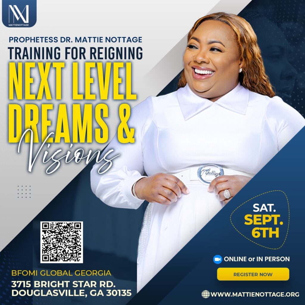 TRAINING FOR REIGNING - NEXT LEVEL DREAMS & VISIONS
