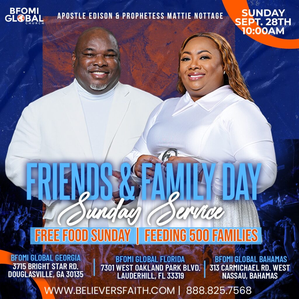 FriFriends & Family Day Sunday Servicesends & Family Day Sunday Services