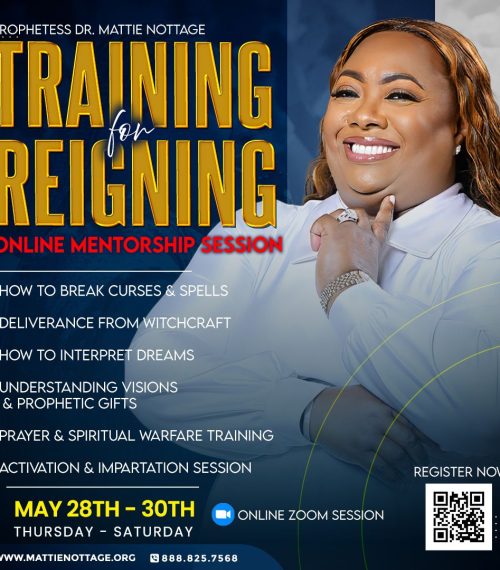 TRAINING FOR REIGNING ONLINE MENTORSHIP SESSION